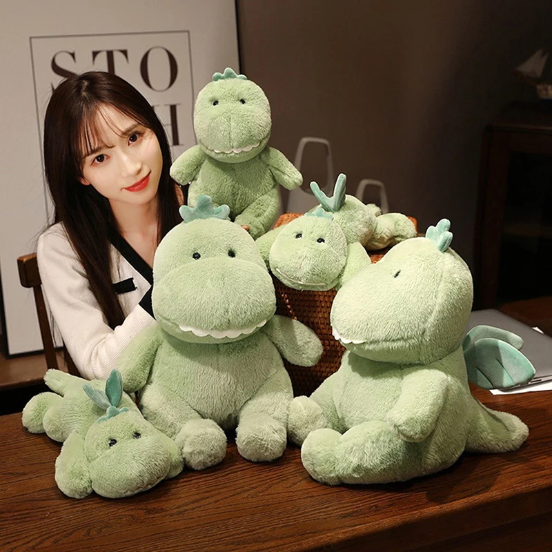 

1Pc 25CM Cute Wings Dinosaur Plush Stuffed Doll Cartoon Tyrannosaurus Rex Soft Plush Toy Home Decor Ornaments Kid Gift