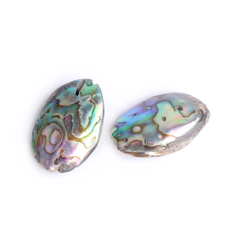 Marquise Rainbow Abalone Shell Natural Shell Beads Loose Beads For Jewelry Making Beads 2 Pcs & 6 Pcs