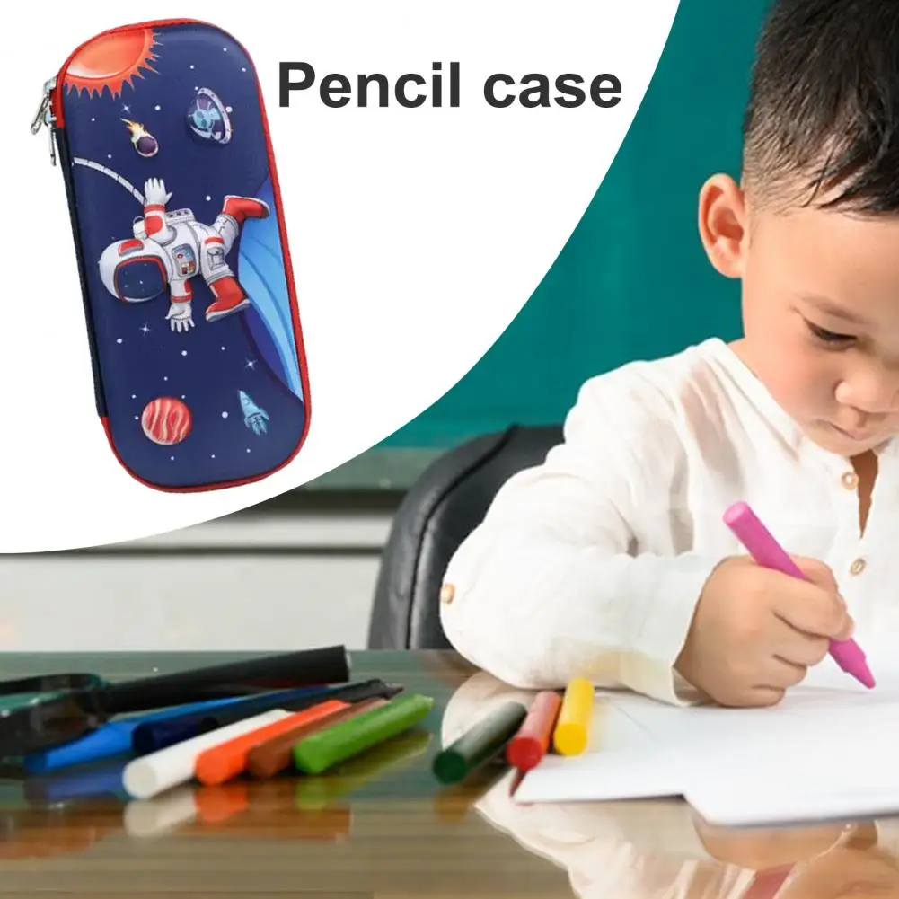 Милый карандаш, организованная Канцелярия, вместительная коробка, мультяшный динозавр, астронавт, карандаш, фотоорганайзер для студентов