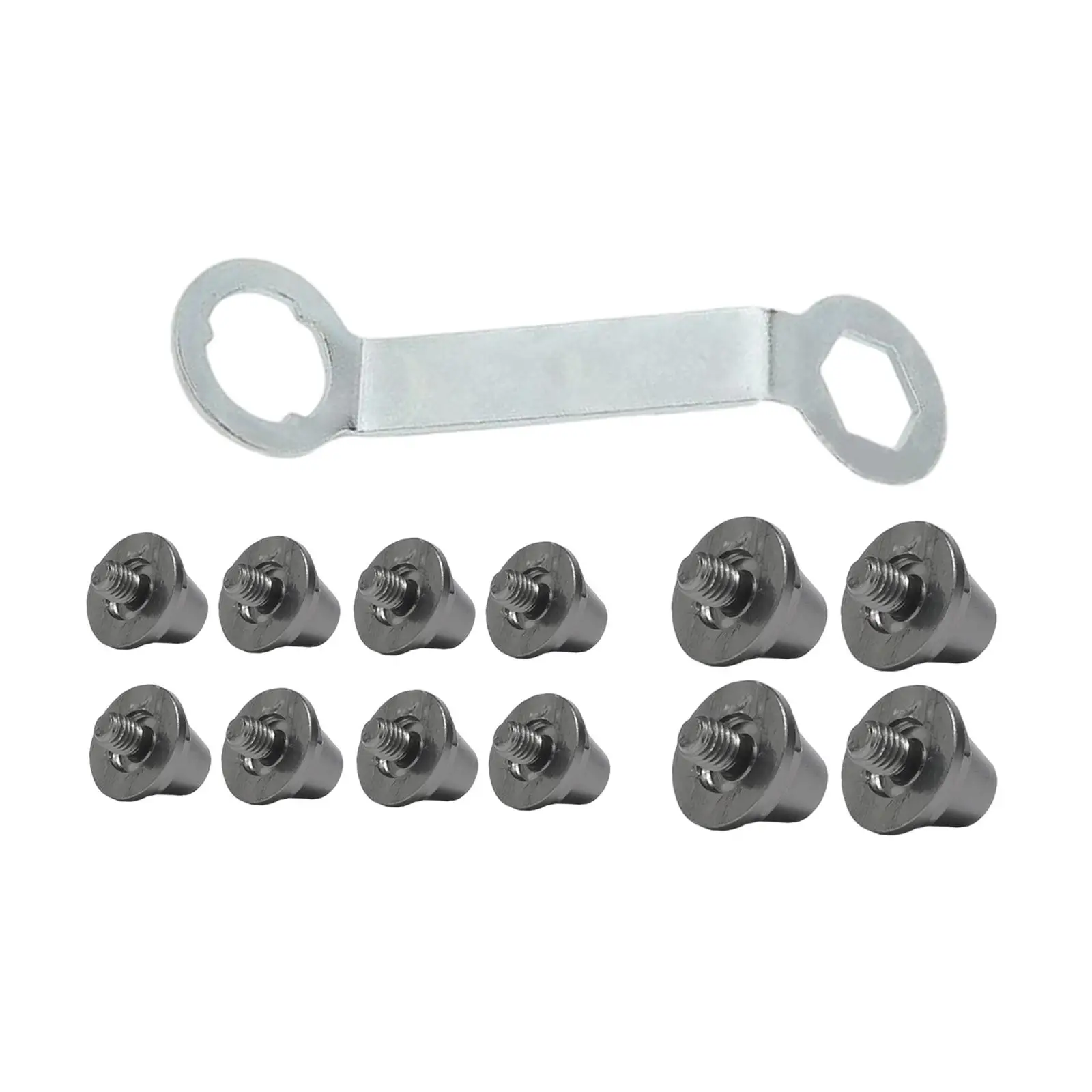 

Firm Ground Soccer Cleat Studs Aluminum Alloy Football Boot Spikes Non Slip Replacement for Sports Shoes