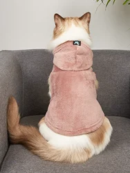 Pet Clothes for Dog Cat Puppy Tank Top Fuzzy Coat  Sweatshirt Dog Outfits  for Small Medium Dog for Autumn Winter