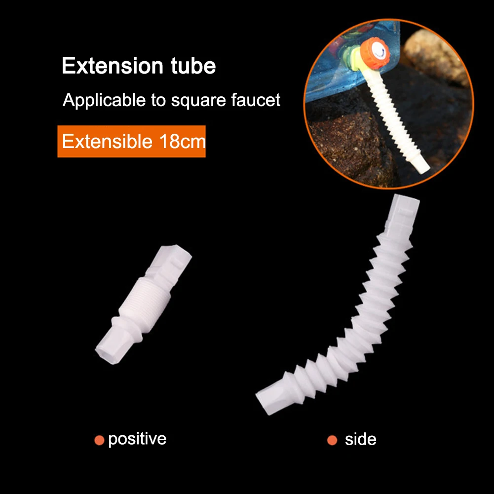 Portable Faucet Extension Tube Water Bucket Accessories Telescopic Faucet Extender Hose Lengthen Sprinkler Camping Equipment