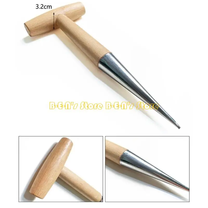 Y1AD Professional Planting Tool T Handle Digger Perfect for Digging Hole in Garden