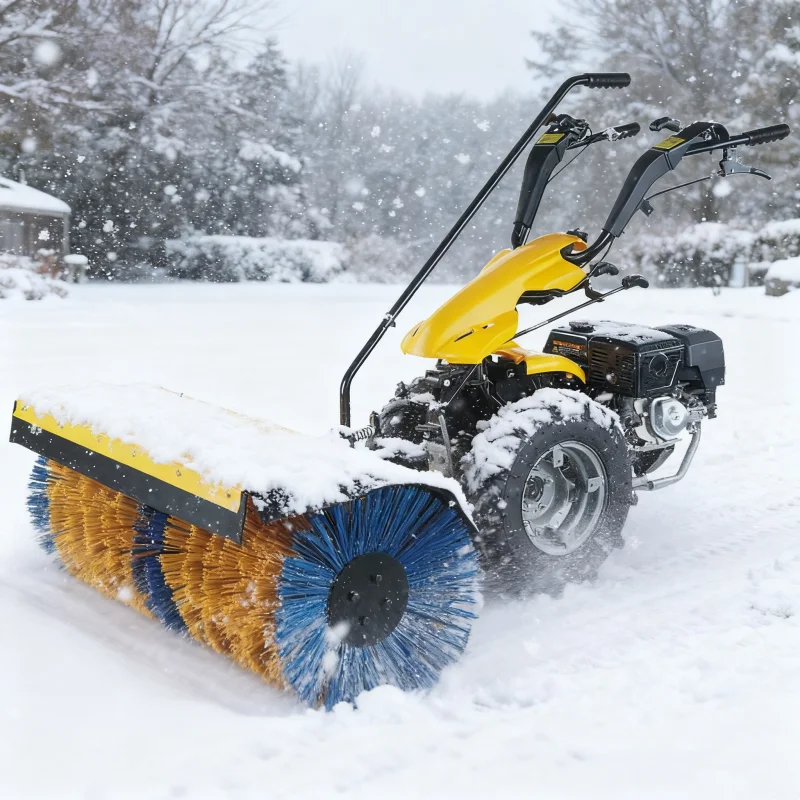 منفاخ ثلج متعدد الوظائف بطول 1.1 متر مع محرك Longxin، آلة كنس فعالة وقوية لإزالة ثلج الشارع #1