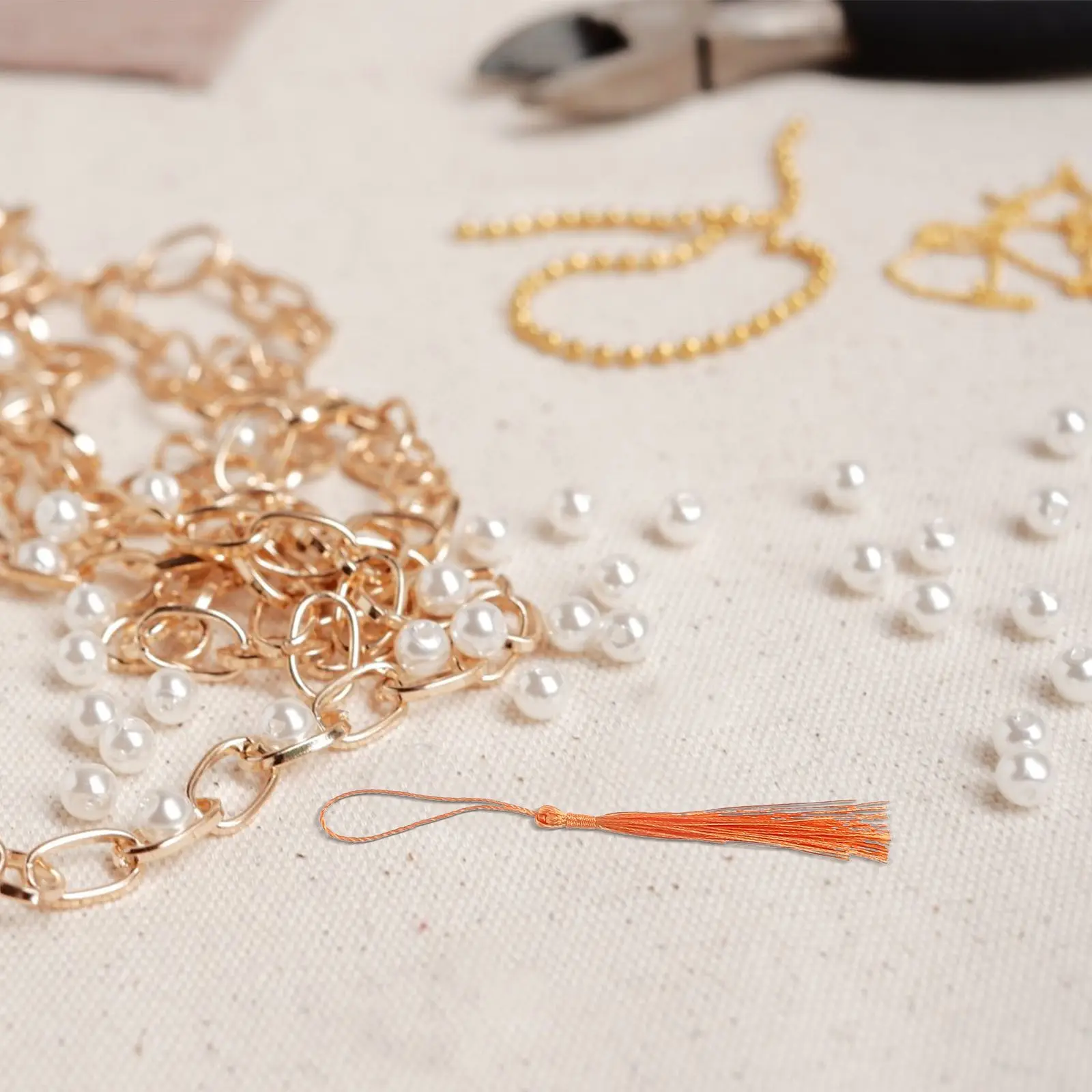 50 Pcs Chinese Knot Tassels Handmade Silk Colorful Decorative Key Rings Bookmarks Craft Jewelry Accessories