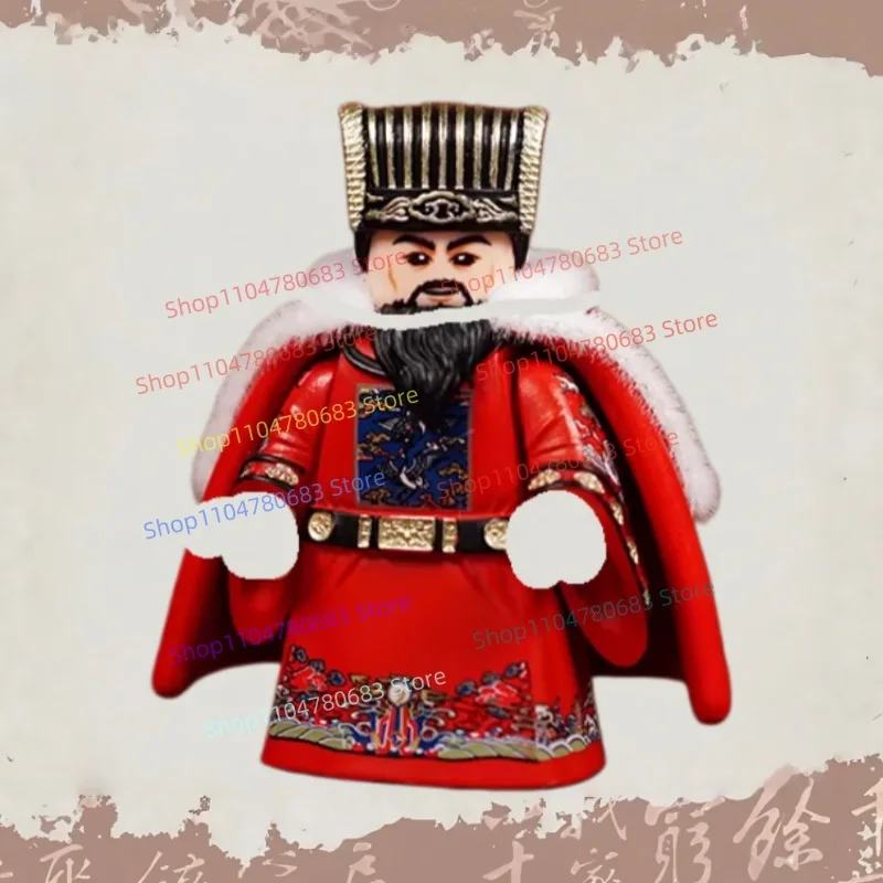 

MOC Building Blocks Mini-Figure Assembly: Ming Dynasty-Style Anime Character Armor Costume Collectible Display Toy Gift