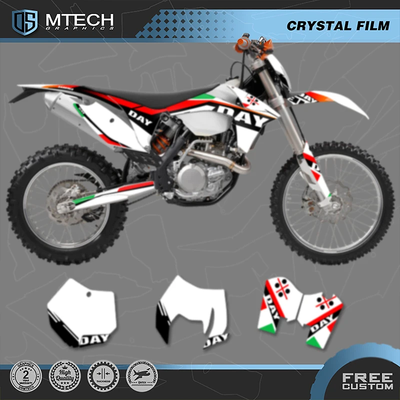 

DSMTECH мотоциклетный графический фон для KTM 2012 2013 EXC 2011 2012 SX SXF 125 250 300 450 наклейки наборы 005