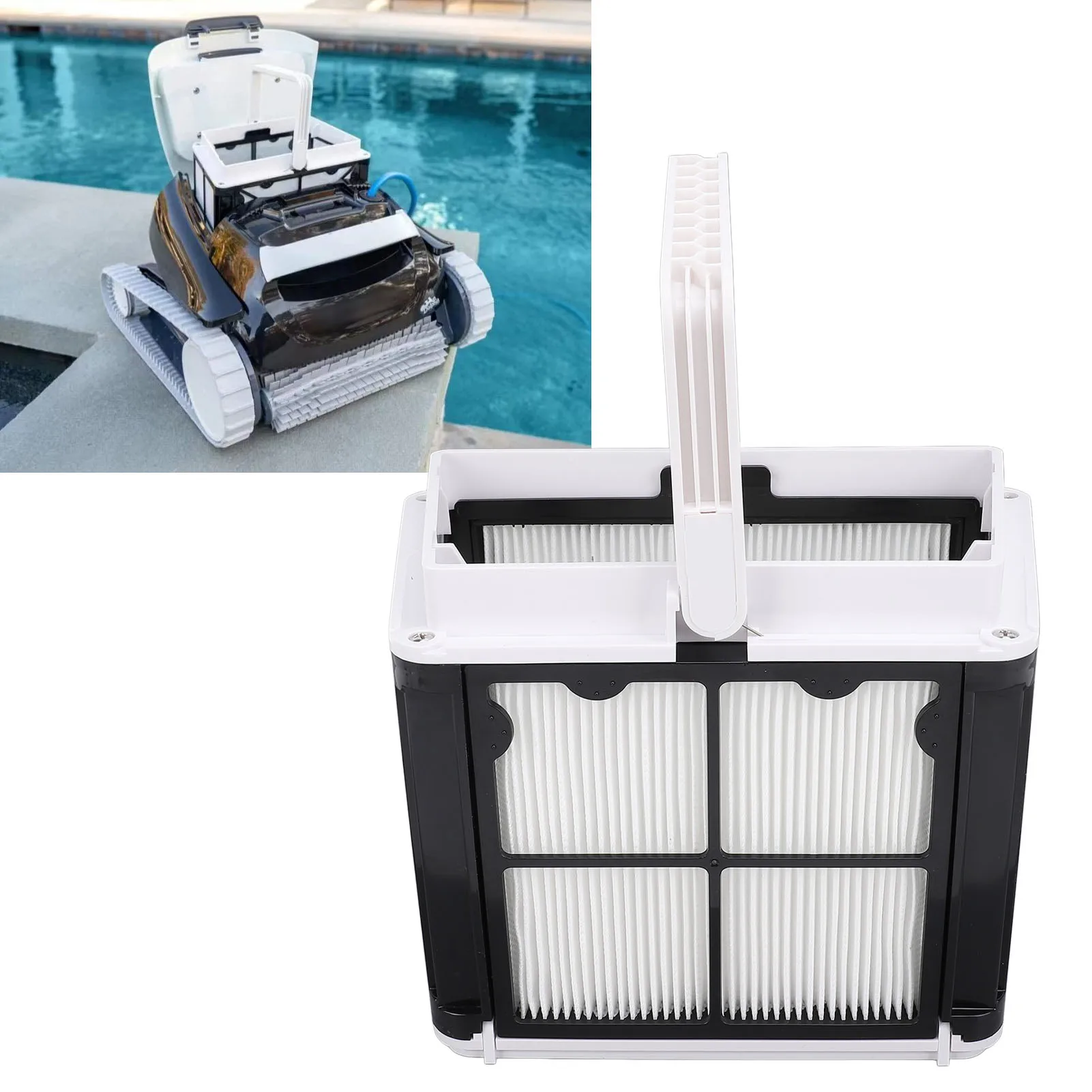 Robot Pool Cleaner Fine Filter Basket 9991460 Super Fine Filter Basket Replacement for Dolphin CC S50 S100