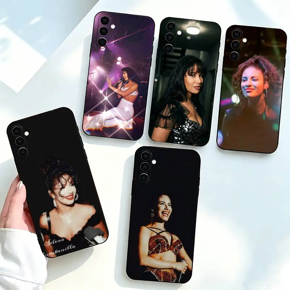 Selena Quintanilla-a Phone Case For Samsung Galaxy A73,A72,A71,A70,A53,A52,A51,Soft Silicone Black Cover