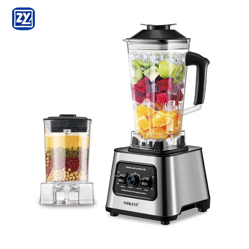 

Sokany999 Cytoderm Breaking Machine Household 2 in 1 Ice Crushing Cooking Machine Multi-Purpose Blender2.5l