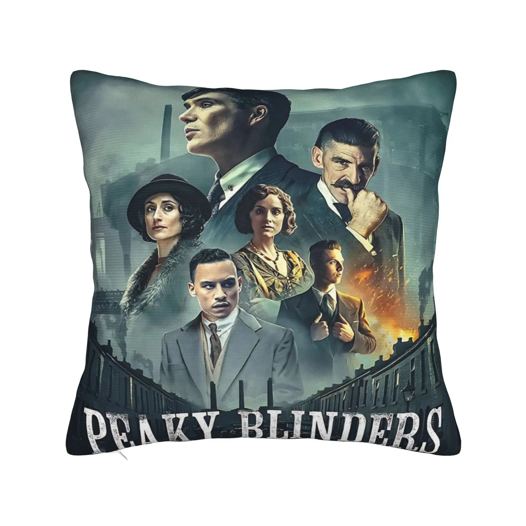 Decorative Pillow Cover Tommy Shelby Peakys Blinders Merch Living Room  Pillow Case Cover Zipper Multi-Size