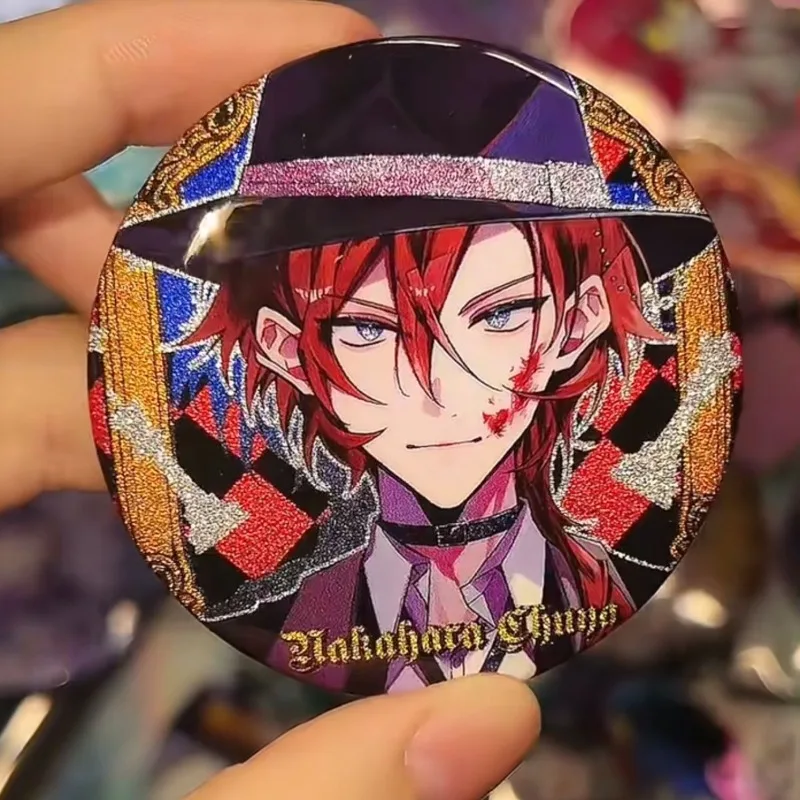 جديد بونغو الضالة الكلاب دازاي أوسامو ناكاهارا تشويا الإبداعية الكرتون مزدوجة فلاش شارة شخصية أنيمي الطرفية هدية عيد