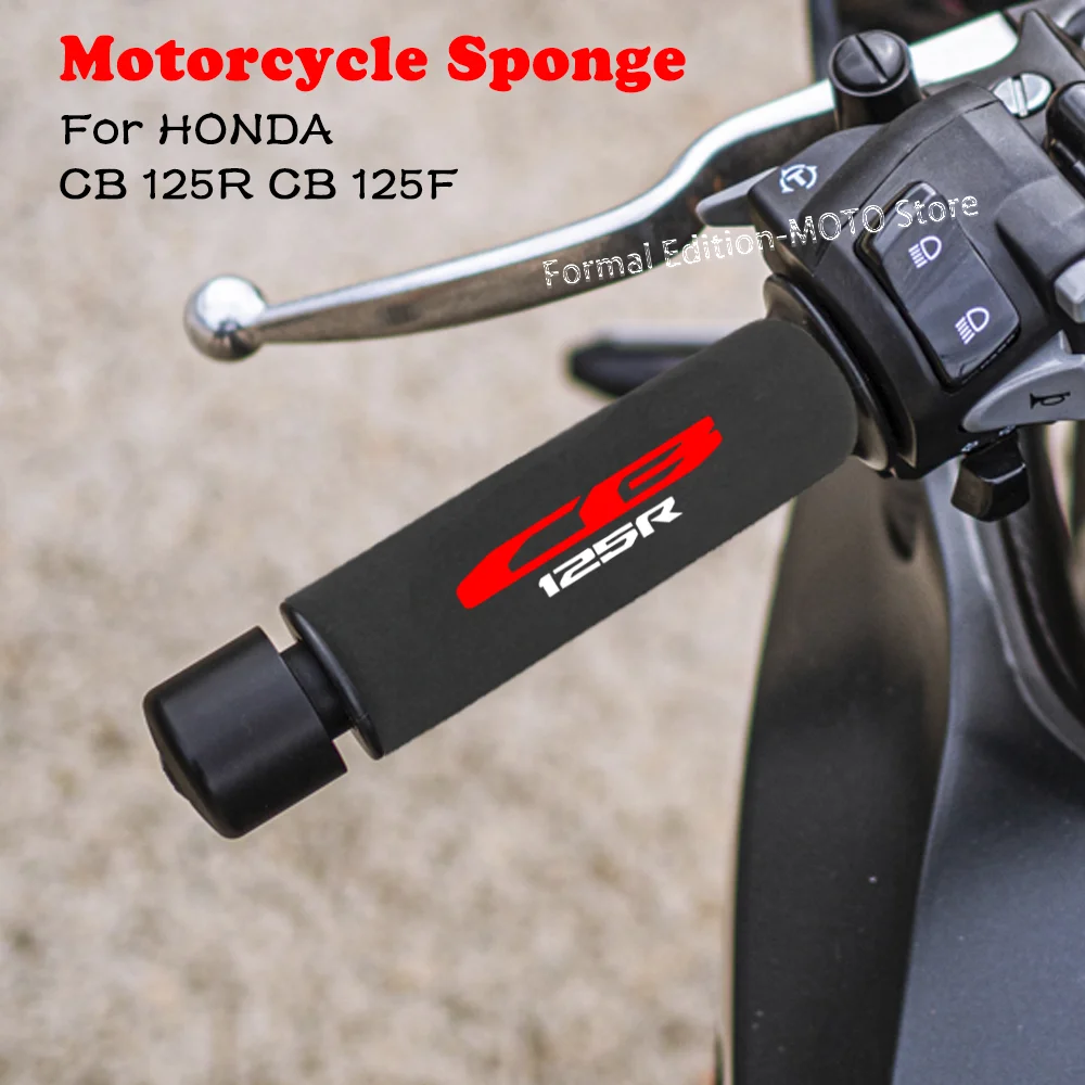 

For Honda CB 125R 2015-2023 CB 125S Motorcycle Grip Cover Shockproof Motorcycle Sponge Grip Non-Slip Handlebar Grip Sponge Cover
