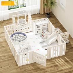 Folding Storage New Kindergarten Furniture Kids Fence Indoor Multiple Gameplay Plastic Baby Playpen