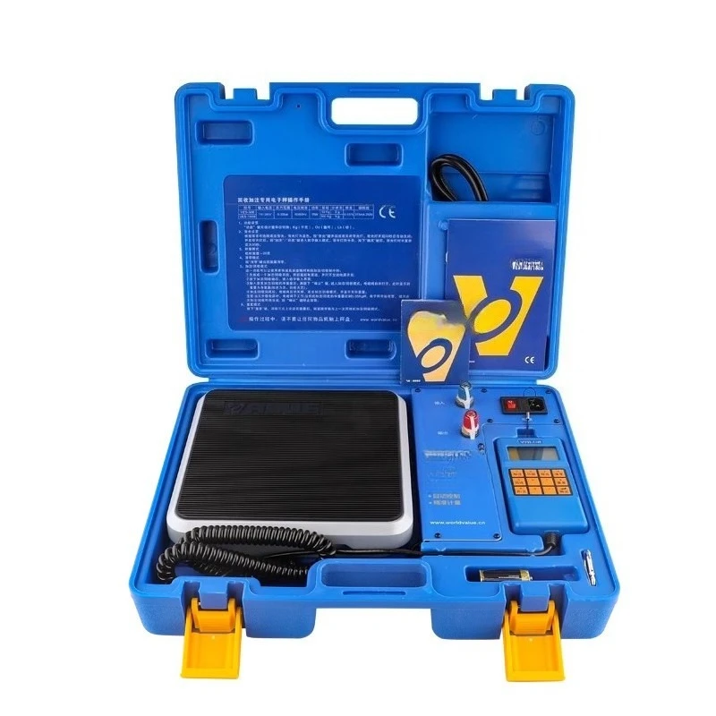 

Refrigerant filling fluoride adding electronic scale air conditioner refrigeration tool