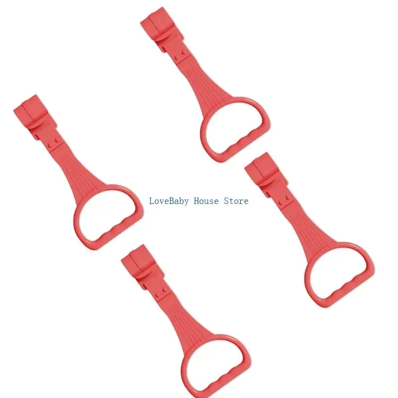 BX0D 4Pcs Baby Standing Aid Rings Secure Playpen Attachment Early Walking Practice