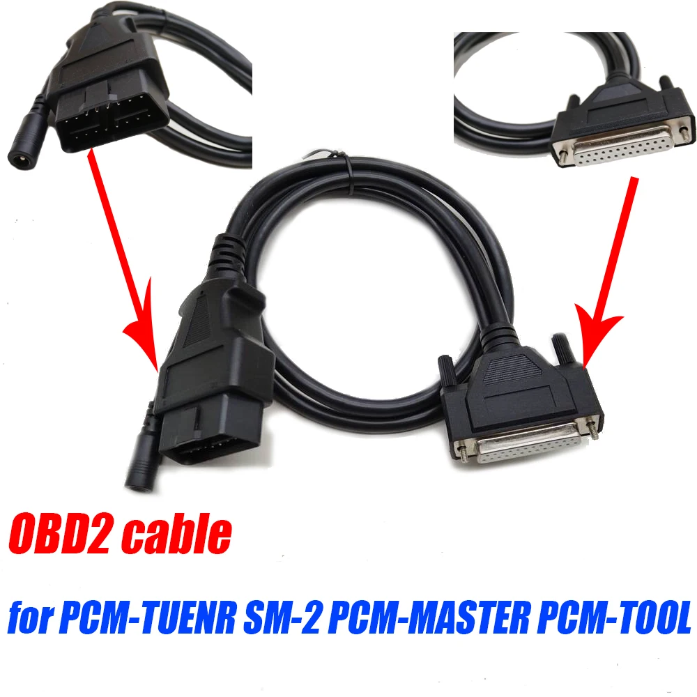 OBD2 Cable 25Pin for SM2 PRO J2534 PCM-TUENR PCM-MASTER PCM-TOOL Special Equipment Adapter ECU Programming Tools