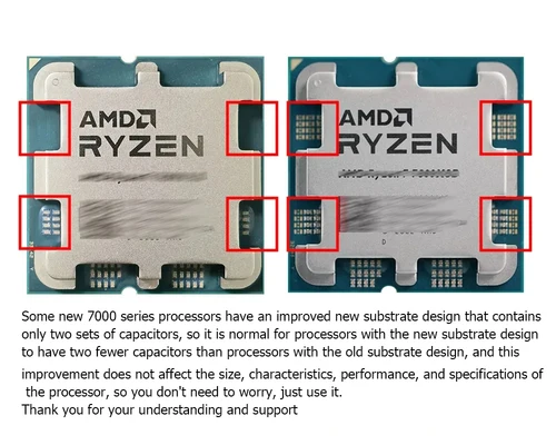 Imagen 2 del producto Nuevo procesador AMD Ryzen 7 7800X3D CPU RYZEN 8 núcleos 16 hilos 120W 5nm Socket AM5 Procesador 1]이ро стссор PC Gamer Kit Ryzen