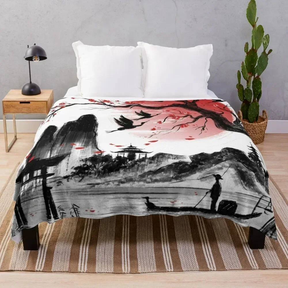 

Japan dream Throw Blanket Warm Cozy Throw Blanket for Living Room Couch