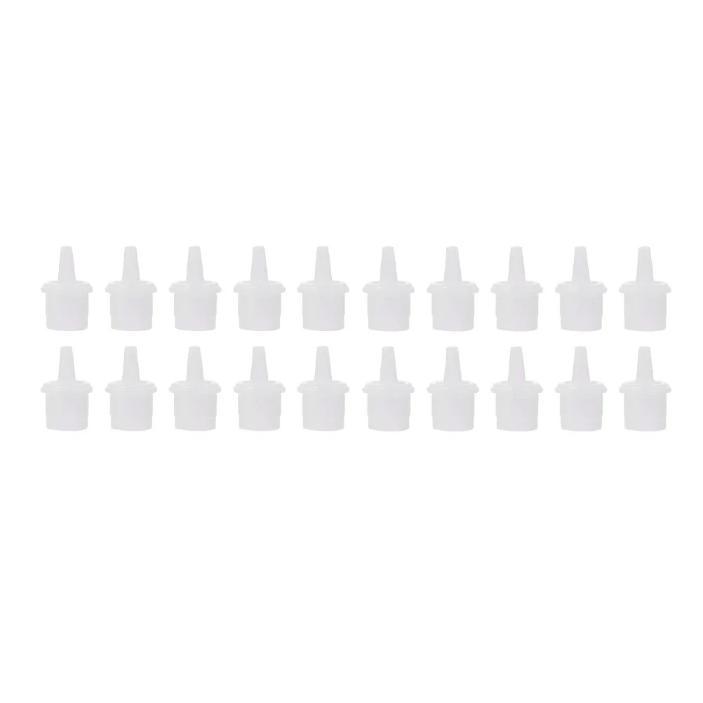 60개 속눈썹 접착제 병 노즐 교체 팁 고급 PP 소재 막힘 방지 솔루션 속눈썹 연장용 살롱 및 가정용