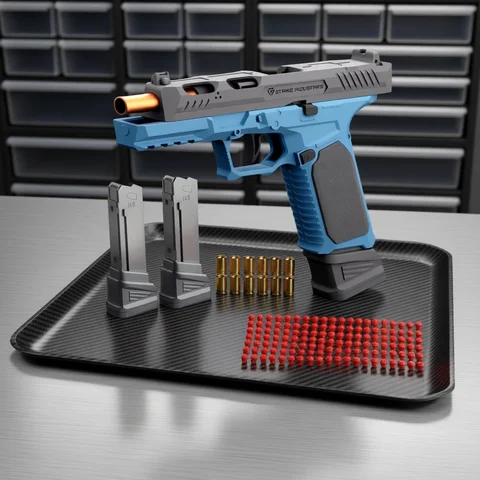 2011/M92 Tactical Shell Ejceting Toy Gun Continuous Firing EVA Soft Bullet Outdoor CS Shooting Pistol Children's Birthday Gift