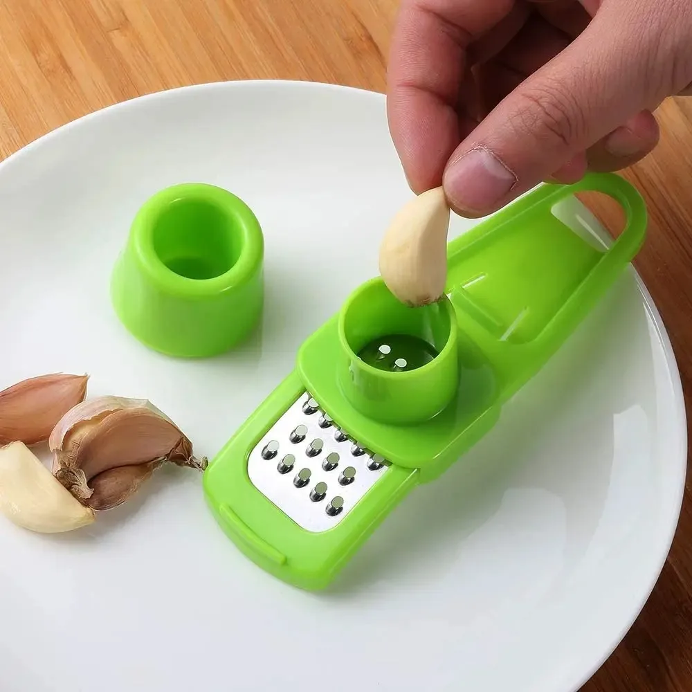random1Pc Mini Ginger Garlic Grater Stainless Steel Lemon Zester Nutmeg Slicer Planer Multifunctional Kitchen Cooking Gadget