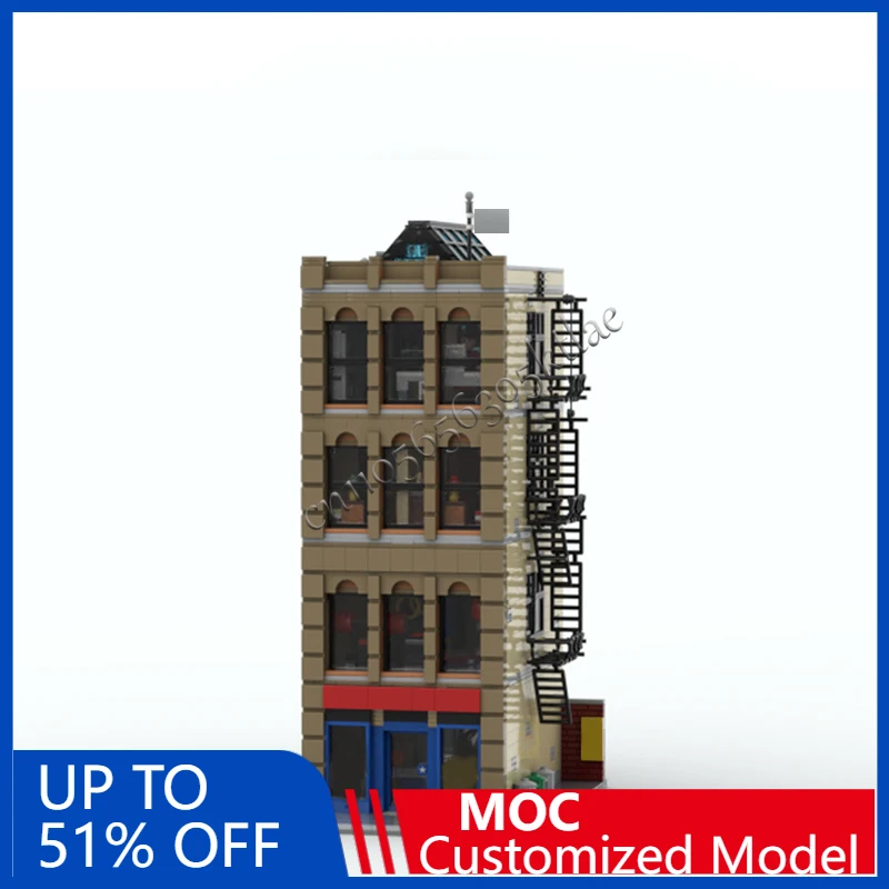 

3421 PCS City Engineering Secret Brooklyn Headquarters MOC Customize Modular Building Block Brick Popular DIY Holiday Toy Gifts