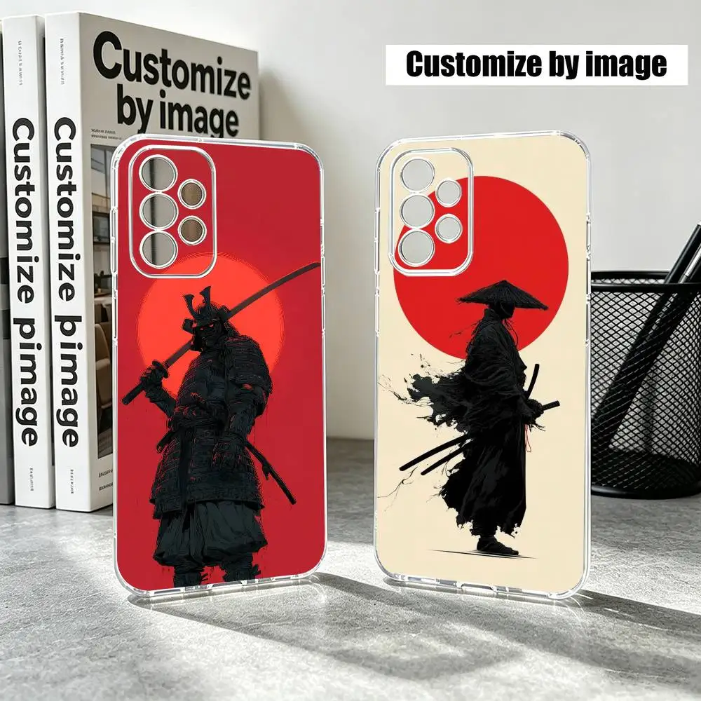 Japanese S-Samurais  Phone Case For Samsung S25,S24,S21,S22,S23,S30,Ultra,S20,Plus,Fe Transparent Cover