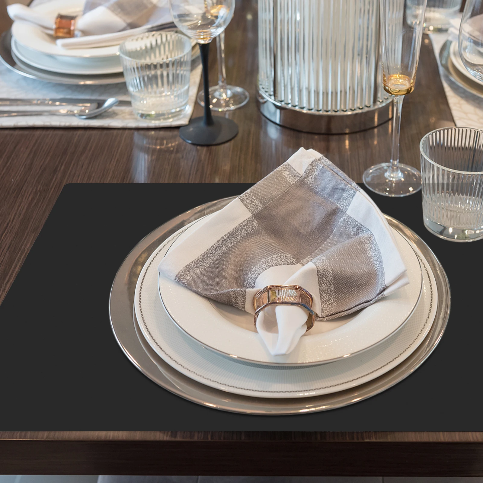 

Silicone Placemat Table Mat Kitchen Counter Mat Silicone Placemat Table Protector Washable Reusable Foldable Storage
