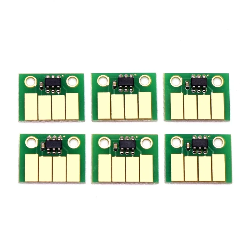 6 Sets Auto Reset Replacement Chip for HP 72 Ink Cartridge, Compatible with HP Designjet T610 T620 T770 T790 T1100 T1120 T1200 T