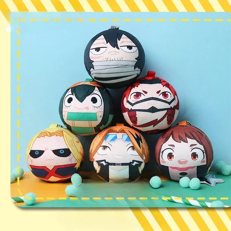 10 cm Anime Randapparatuur All·Might Deku Endeavour Pluche Vulling Cosplay Leuke Sleutelhanger Schooltas Hanger Speelgoed Cadeau voor Kinderen