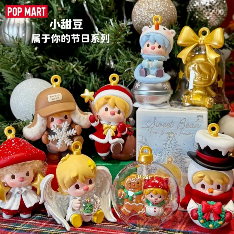 

Новое поступление POPMART, натуральная фестивальная серия Sweet Bean, коллекционная слепая коробка, игрушка, Рождественский подарок, украшение, модная кукла-сюрприз
