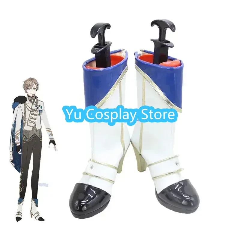 Kanae Cosplay Shoes High Heel PU Leather Shoes Halloween Carnival Boots Vtuber Cosplay Prop Custom Made