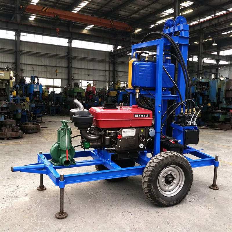 Customized Mobile Boring Machine 25HP 150M Crawler Compact Design Fast Drilling Speed Water Well Drilling Machine