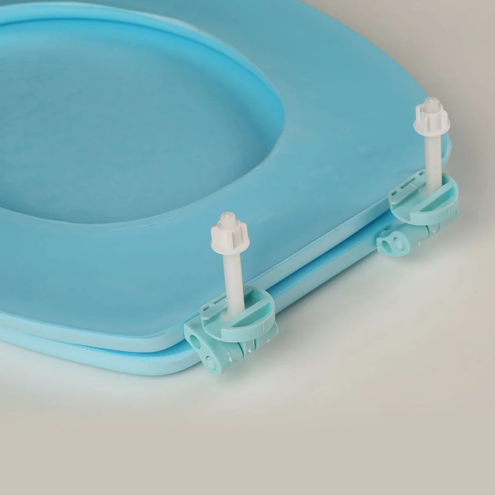 

Toilet Seat Cover Seats Comfortable Oval Thicken Round Cushion Soft Toilet Seat Replacement for Bathroom Seats Standard Toilets