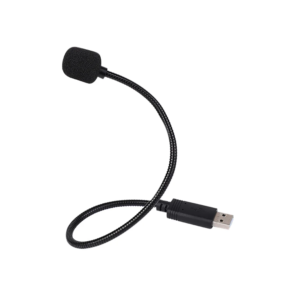 USB Microphone 360 degree adjustable Condenser Mic Adapter Cable for PC Plug & Play Ideal Condenser Mic for Laptop