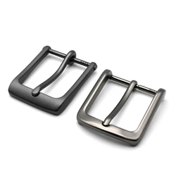 35mm Alloy Belt Buckle Matte Black Pin Buckle Men's Waistband Belt Parts Hardware Accessories For 32mm-34cm Belt