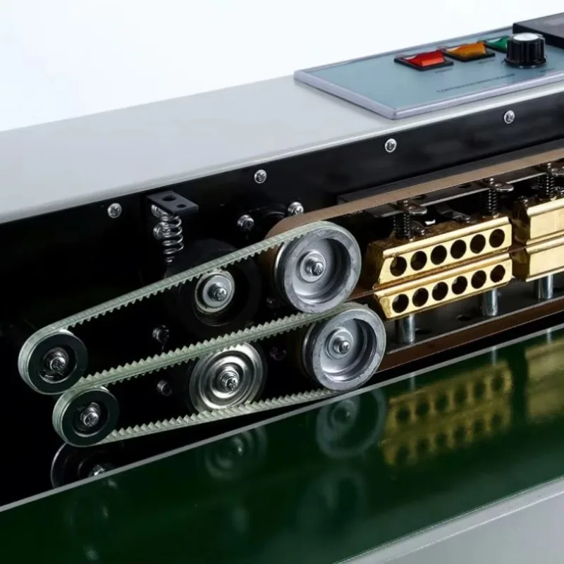 FR900 Intelligent Temperature Control Plastic Heat Bag Sealer Band Sealing Machine Automatic Continuous Film Bag Sealing Machine