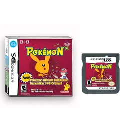 Игровая карта для событий NDS карточный ремешок Pokemon Ultimate Edition Generation 3 + 4 + 5