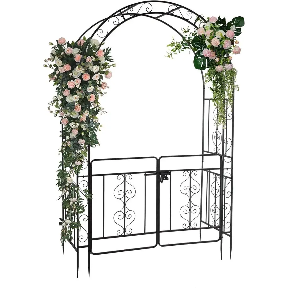 

Sturdy Steel Garden Archway for Weddings and Outdoor Parties, Perfect for Climbing Plants and Seasonal Decor