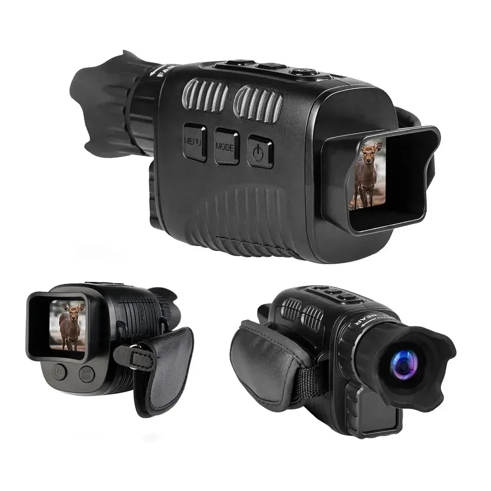 

1080P HD Monocular Night Vision with 5X Zoom,Infrared for Day/Night Use,800m Range in Total Darkness,Ideal for Hunting & Outdoor