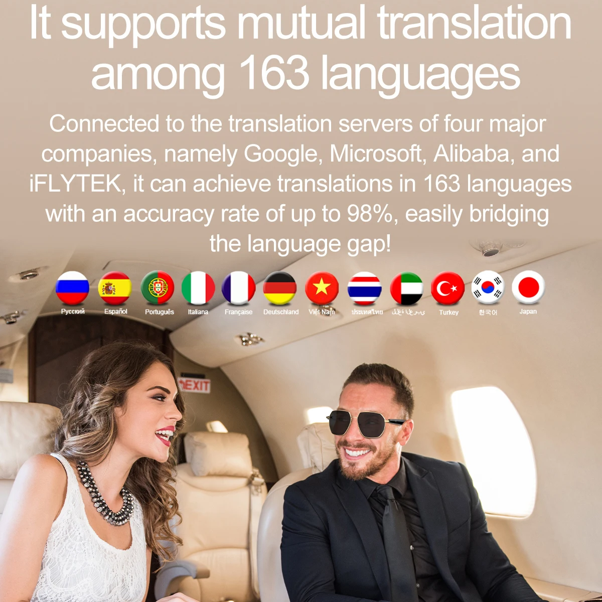 696 AI Voice Video Call Real-time Translation Intelligent Question Answering Smart Glasses UV Protection Sport BT Sunglasses