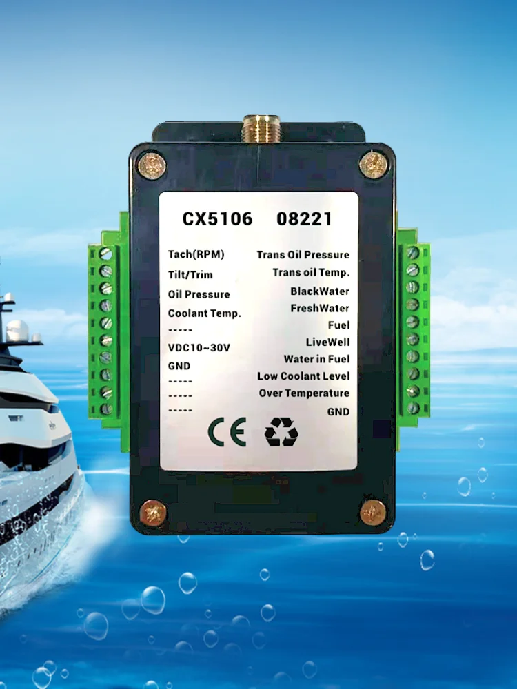 Yacht generator engine dedicated CX5106NMEA2000 digital to analog conversion NMEA2000 signal