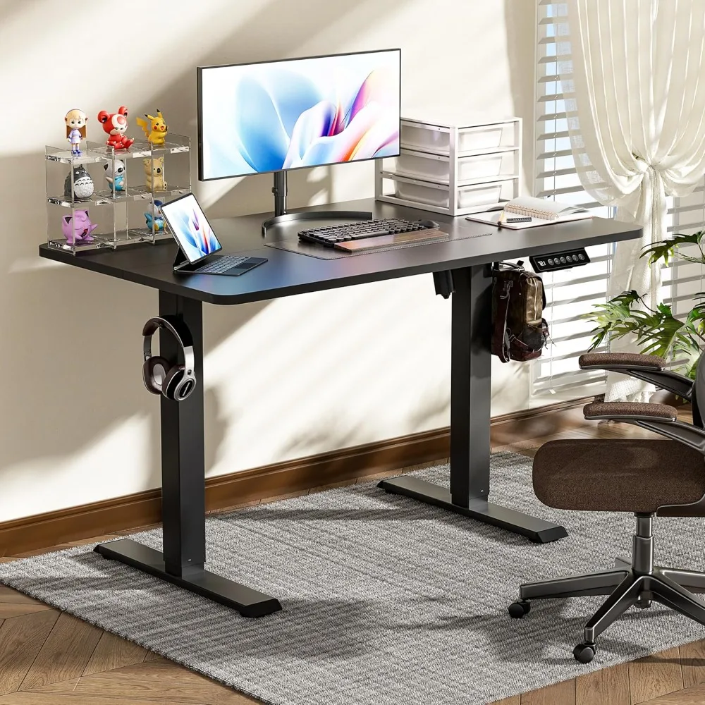 Height Adjustable Electric Desk 40x24 Inch with Memory Presets for Home Office and Gaming