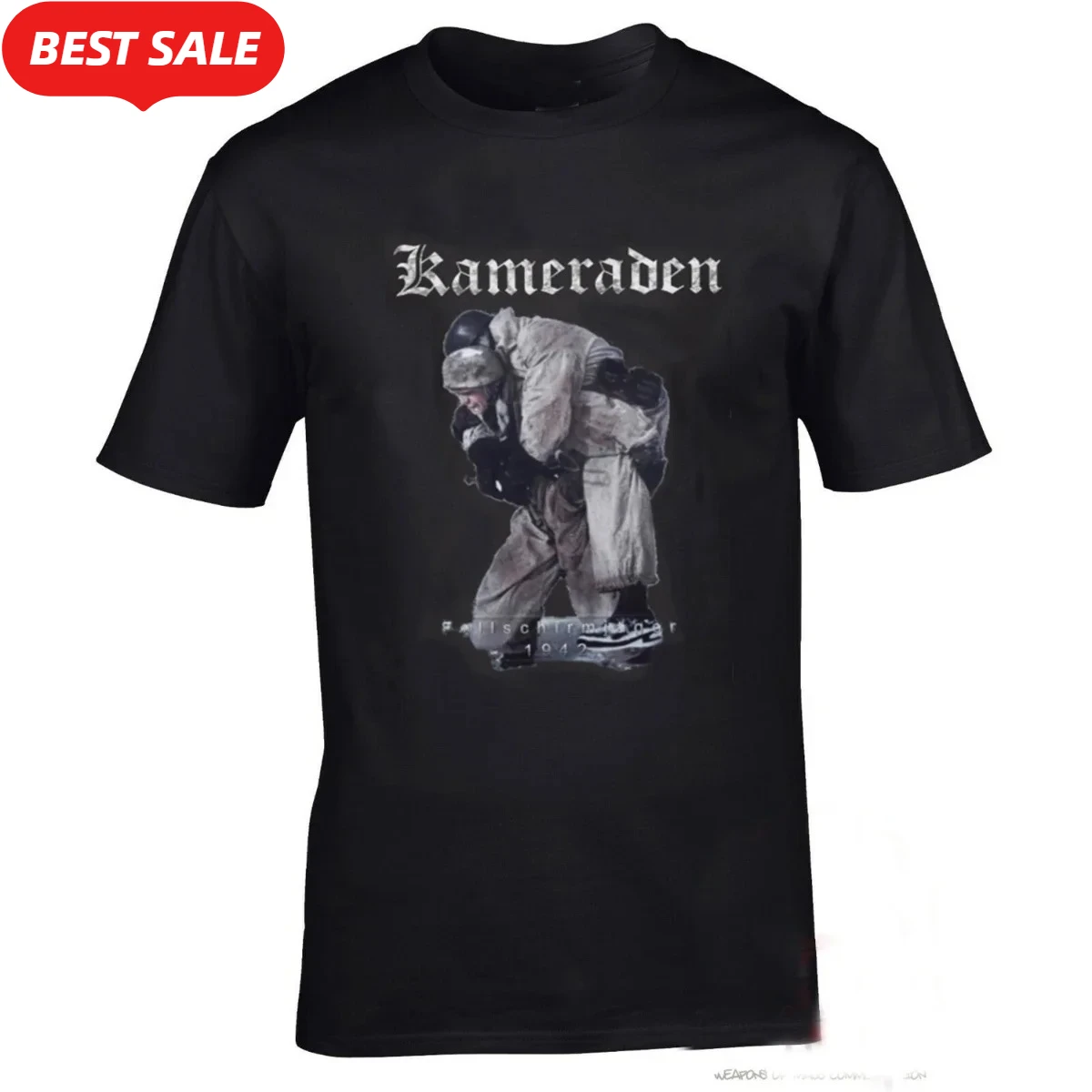 

Lifelong Comrade in Arms WWII German Parachuter T-Shirt 100% Cotton O-Neck Short Sleeve Summer Casual Mens T-shirt Streetwear