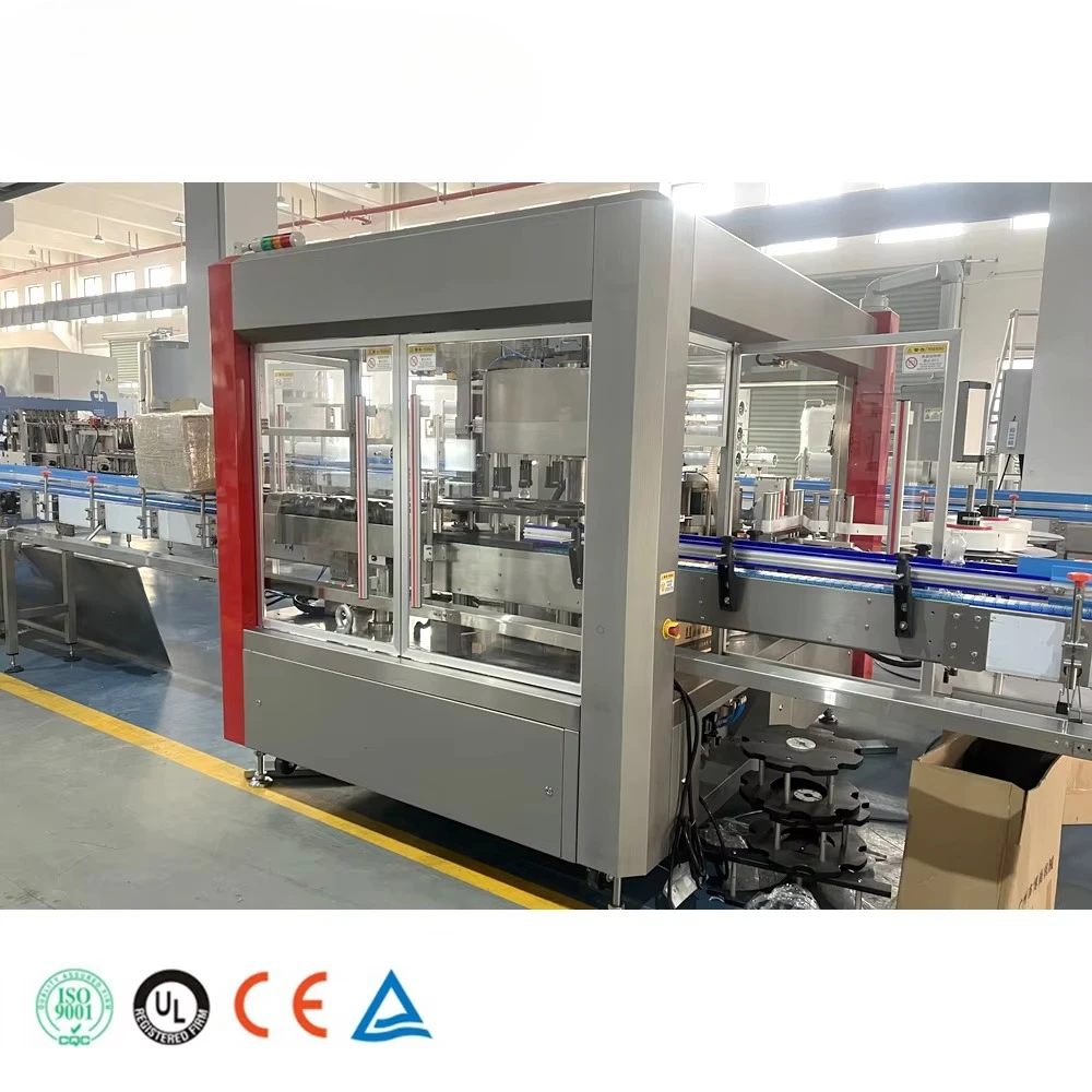 Complete High Speed Rotary Fully Automatic OPP Hot Melt Glue Water Bottle Labeling Equipment Machine