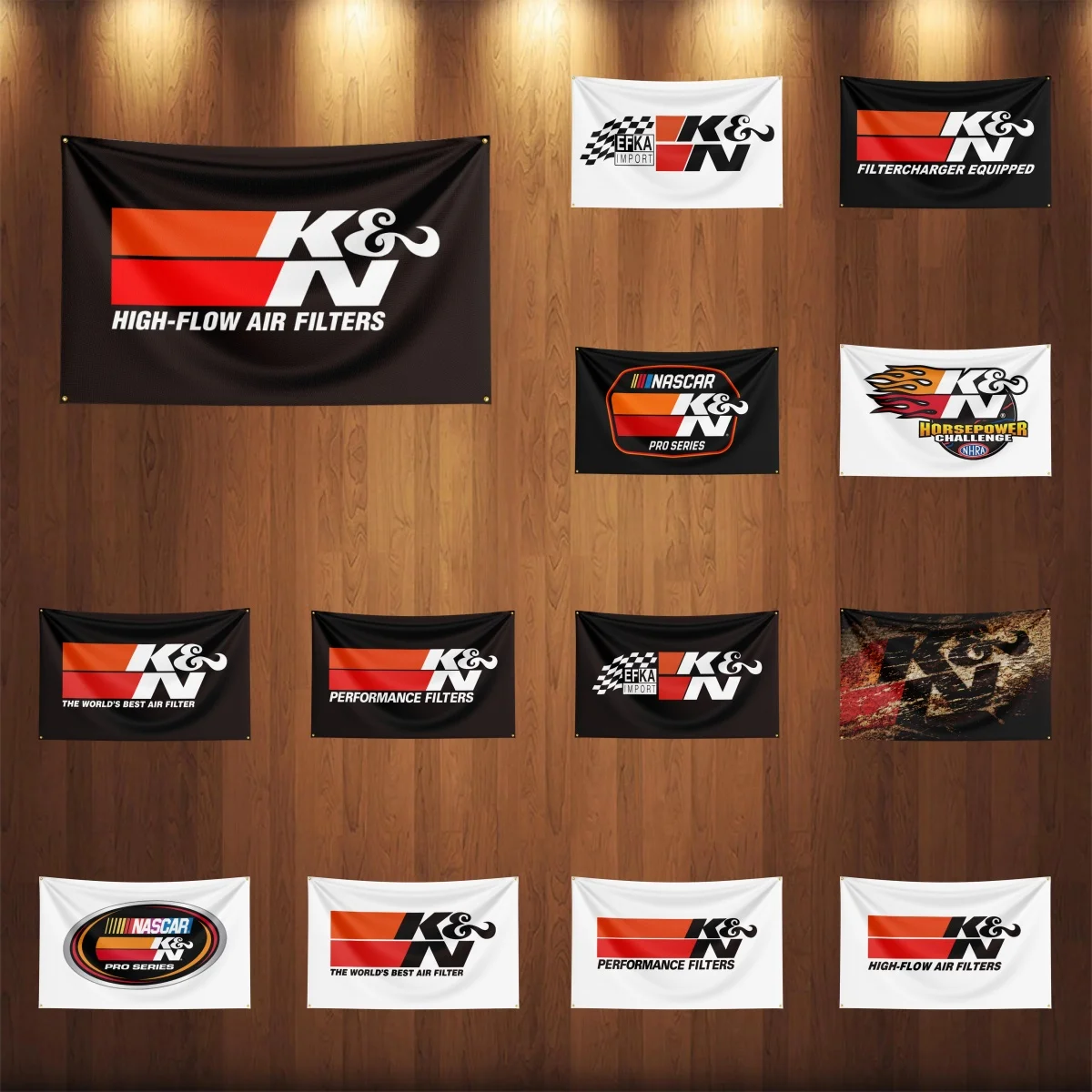 

3x5ft K-K&Ns Auto Parts Flag Room Decor Flag Outdoor Decorations Flags for Rooms