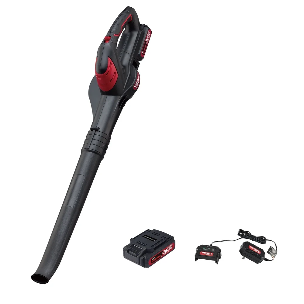 Penyapu Daun Tanpa Kabel Maks 20V 130 MPH 100 CFM Pengisi Daya Baterai 2.0 Ah Lithium-Ion Ringan Model Baru HT21-401-003-05