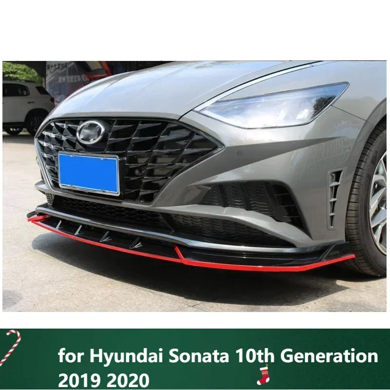 

New！ Splitter for Hyundai Sonata 10th Generation 2019 2020 Front Bumper Lip Spoiler Skirt