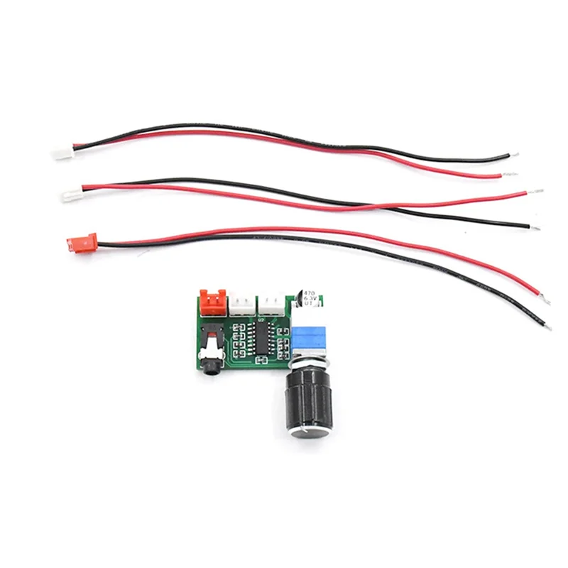 CJSD-2X3W PAM8403 2.0Ch AUX Mini Digital Dual Channel Audio Amplifier 3W + 3W DIY Speaker USB 5V Small Stereo Amp